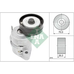 Feszítőkar, Hosszbordás Szíj - Schaeffler INA (534010230)