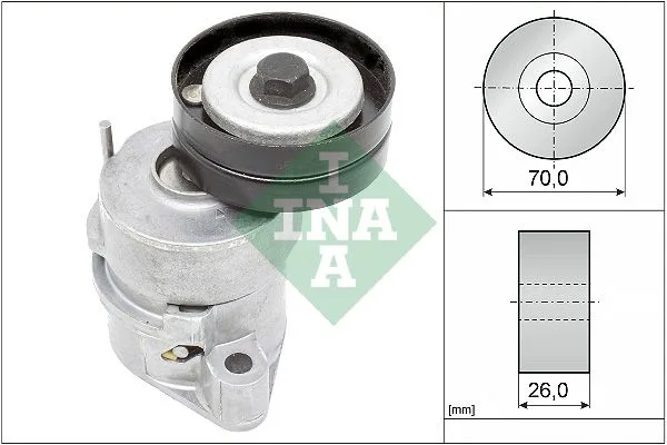 Feszítőkar, Hosszbordás Szíj - Schaeffler INA (534010230)