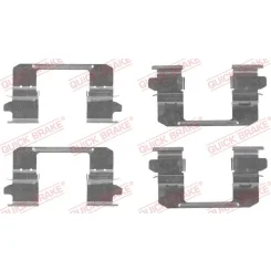 Fekbetét Szer. Szett Isuzu P. D-Max 2,5-3,0 Ditd 4X4 02-12 - QUICK BRAKE (QB109-1834)