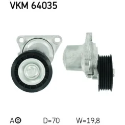 Feszítőgörgő, Hosszbordás Szíj - SKF (VKM64035)