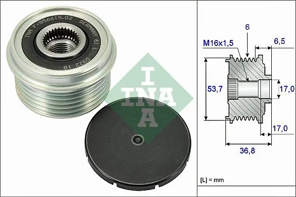 Generátor Szabadonfutó - Schaeffler INA (535007410)