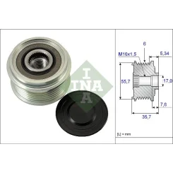Generátor Szabadonfutó - Schaeffler INA (535007710)