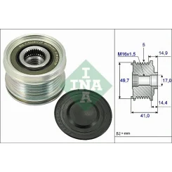 Generátor Szabadonfutó - Schaeffler INA (535010110)