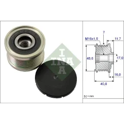 Generátor Szabadonfutó - Schaeffler INA (535008010)