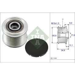 Generátor Szabadonfutó - Schaeffler INA (535008310)