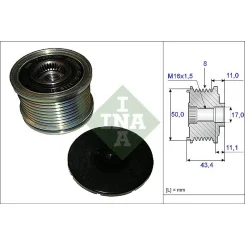 Generátor Szabadonfutó - Schaeffler INA (535010810)