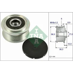 Generátor Szabadonfutó - Schaeffler INA (535026610)