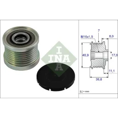 Generátor Szabadonfutó - Schaeffler INA (535008110)