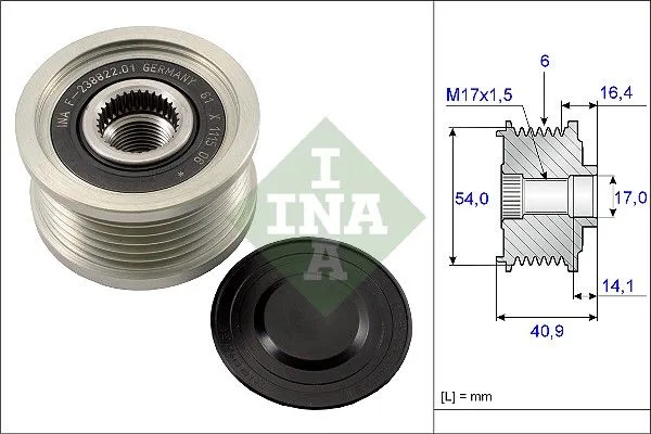 Generátor Szabadonfutó - Schaeffler INA (535011210)