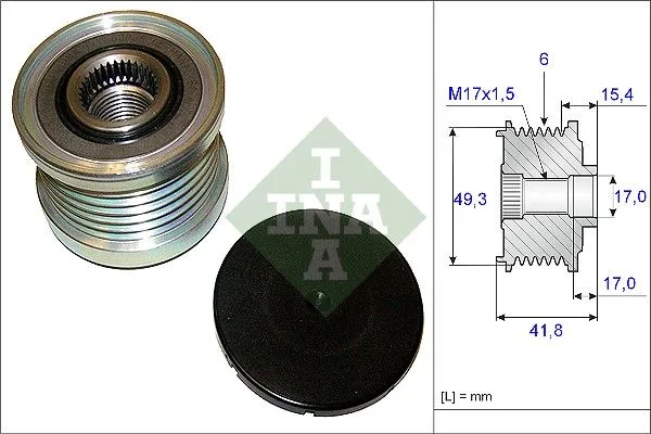 Generátor Szabadonfutó - Schaeffler INA (535019310)