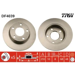 Féktárcsa - TRW (DF4039)