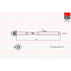Hengerfejcsavar Készlet - FAI AutoParts (B2120)