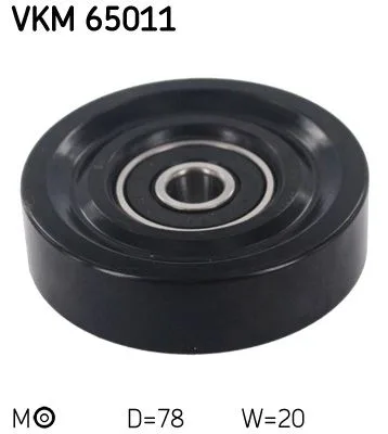 Feszítőgörgő, Hosszbordás Szíj - SKF (VKM65011)