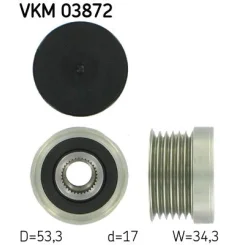 Generátor Szabadonfutó - SKF (VKM03872)