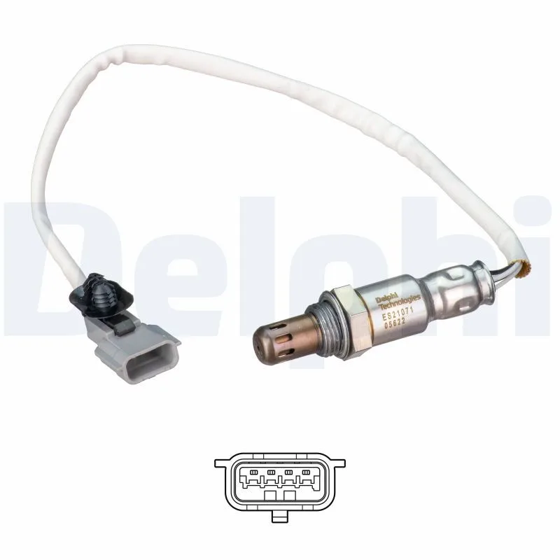 Sonda Lambda Renault Clio Iv 0,9-1,6 Tce 12- - DELPHI (ES21071-12B1)