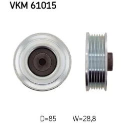Szíjtárcsa/Vezetőgörgő, Hosszbordás Szíj - SKF (VKM61015)