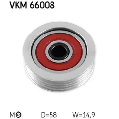 Feszítőgörgő, Hosszbordás Szíj - SKF (VKM66008)