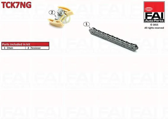 Vezérműlánc Készlet - FAI AutoParts (TCK7NG)
