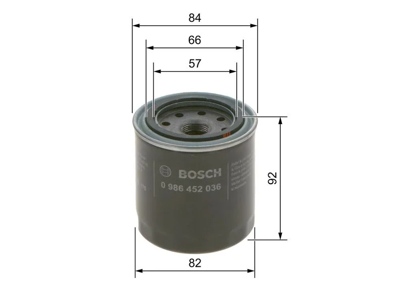 Olajszűrő - BOSCH (0986452036)