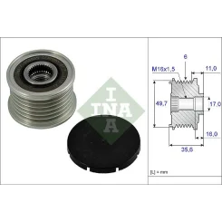 Generátor Szabadonfutó - Schaeffler INA (535001610)