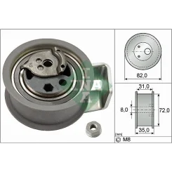 Feszítő, Fogasszíj - Schaeffler INA (531043620)