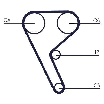 Fogasszíj - CONTINENTAL CTAM (CT1157)