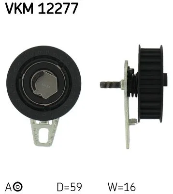 Feszítő, Fogasszíj - SKF (VKM12277)