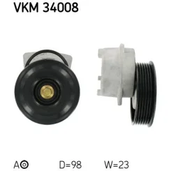Feszítőgörgő, Hosszbordás Szíj - SKF (VKM34008)
