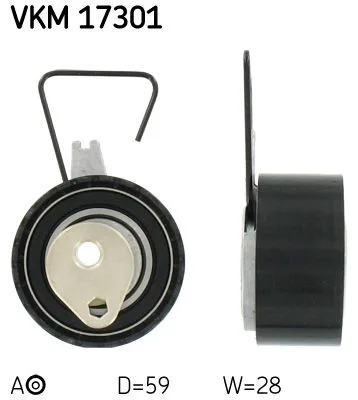 Feszítő, Fogasszíj - SKF (VKM17301)