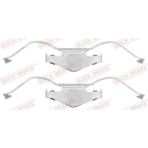 Tartozékkészlet, Tárcsafékbetét - QUICK BRAKE (QB109-1297)
