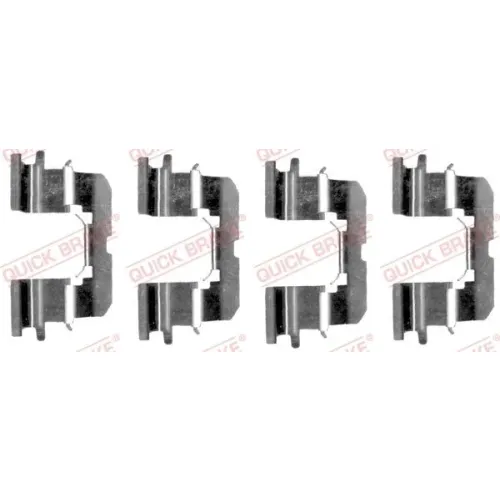 Tartozékkészlet, Tárcsafékbetét - QUICK BRAKE (QB109-1227)