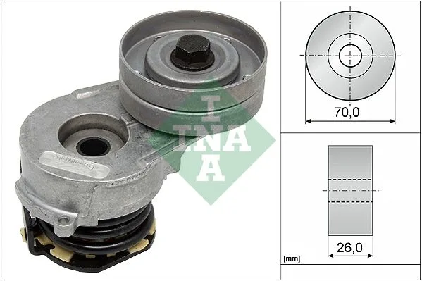 Feszítőkar, Hosszbordás Szíj - Schaeffler INA (534032110)
