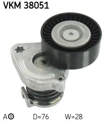 Feszítőgörgő, Hosszbordás Szíj - SKF (VKM38051)