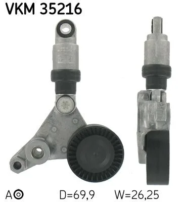 Feszítőgörgő, Hosszbordás Szíj - SKF (VKM35216)