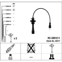 Gyújtókábel Készlet - NGK (RC-EM1211)