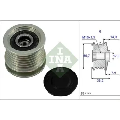 Generátor Szabadonfutó - Schaeffler INA (535001310)