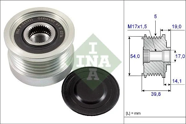 Generátor Szabadonfutó - Schaeffler INA (535022110)