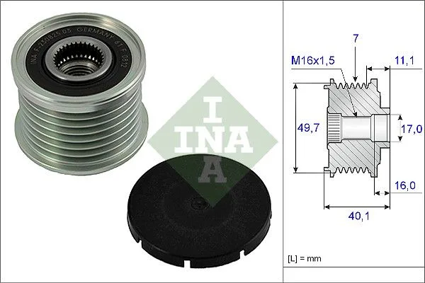 Generátor Szabadonfutó - Schaeffler INA (535002110)