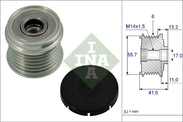 Generátor Szabadonfutó - Schaeffler INA (535002410)