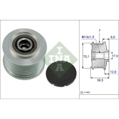 Generátor Szabadonfutó - Schaeffler INA (535021410)