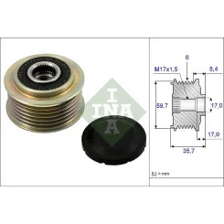 Generátor Szabadonfutó - Schaeffler INA (535022510)