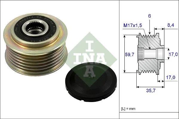 Generátor Szabadonfutó - Schaeffler INA (535022510)