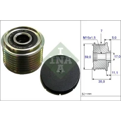Generátor Szabadonfutó - Schaeffler INA (535015910)