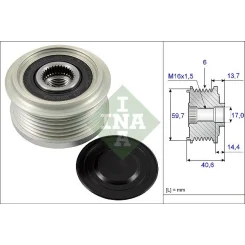 Generátor Szabadonfutó - Schaeffler INA (535022810)
