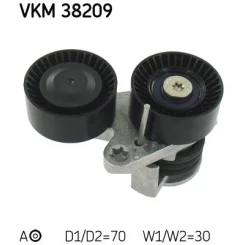 Feszítőgörgő, Hosszbordás Szíj - SKF (VKM38209)
