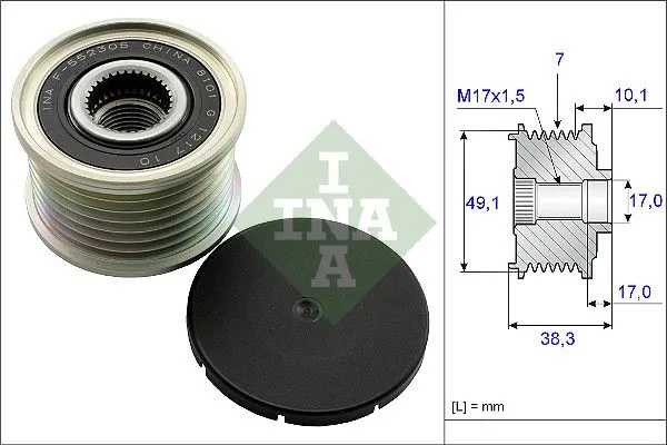 Generátor Szabadonfutó - Schaeffler INA (535015310)