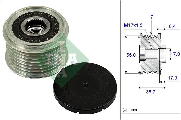 Generátor Szabadonfutó - Schaeffler INA (535023910)