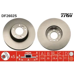 Féktárcsa - TRW (DF2602S)