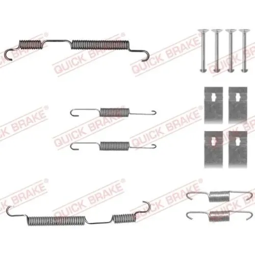 Tartozék Készlet, Fékpofa - QUICK BRAKE (QB105-0050)