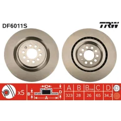 Féktárcsa - TRW (DF6011S)